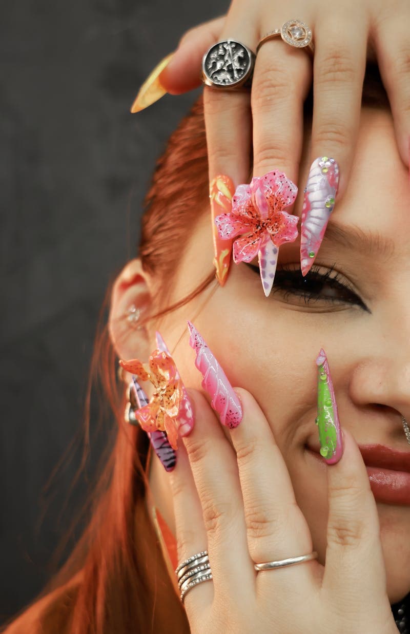 Avant-garde nail art
